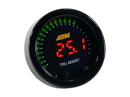 AEM X-Series Tru-Boost Controller Gauge w/ Boost Control Solenoid 80PSIg Internal MAP Sensor 30-0352 30-0352 Photo - out of package