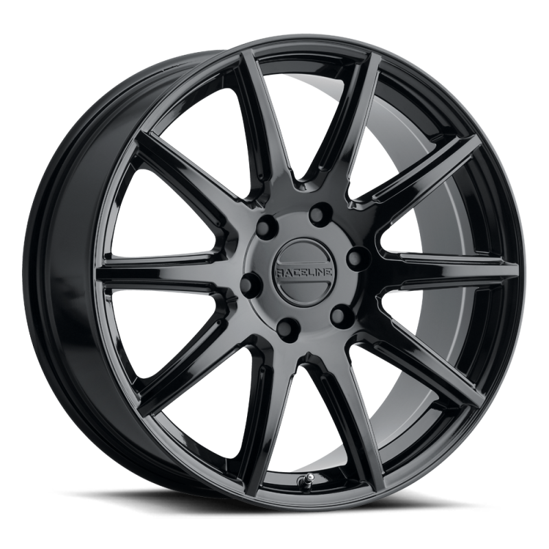 Raceline 159B Spike 20x8.5in / 6x120 BP / 15mm Offset / 67.1mm Bore - Gloss Black Wheel 159B-28562+15 159B-28562+15 Photo - Primary