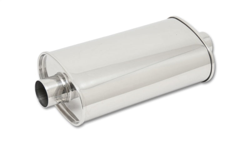 Vibrant STREETPOWER Oval Muffler, 2.5" inlet/outlet (Center-Center) 1102 Photo - Primary