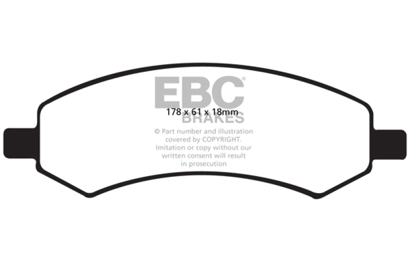 EBC Disc Brake Pad Set DP61738 Photo - Primary