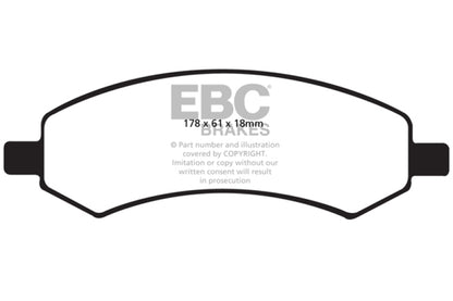 EBC Disc Brake Pad Set DP41738R Photo - Primary