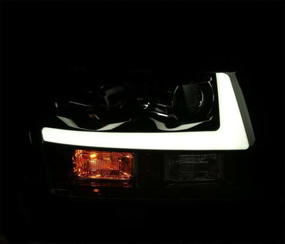 AlphaRex 07-14 Chevrolet Tahoe/Suburban LUXX-Series LED Projector headlights Black w/ DRL/Sequential 880295 880295 User 2