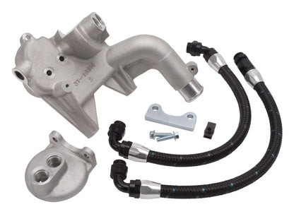 Edelbrock Eforce Remote oil filter mount kit for 4wd 2004-10 Ford F-150 15834 Photo - Primary
