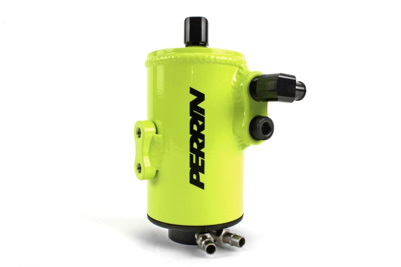 Perrin 02-14 Subaru WRX / 04-19 STI with FMIC Air Oil Separator - Neon Yellow PSP-ENG-607NY PSP-ENG-607NY Photo - Primary