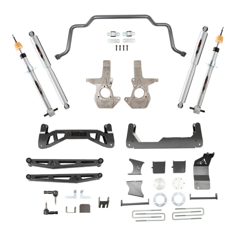 Belltech 16-18 Chevrolet Silverado / GMC Sierra 1500 4WD 7-9in Suspension Lift Kit w/ Shocks 150203TPS 150203TPS Photo - Primary