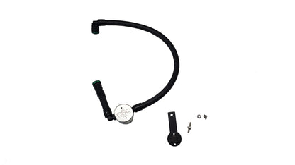 J&L 16-22 Dodge Durango / Jeep Grand Cherokee 3.6L Oil Separator 3.0 Passenger Side - Clear Anodized 3074P-C 3074P-C Photo - Primary