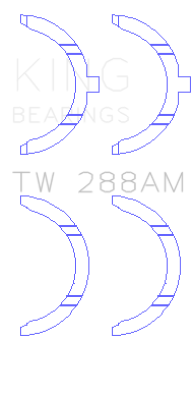 King Engine Bearings King Toyota 2UZ Thrust Washer Set TW288AM TW288AM Photo - Primary