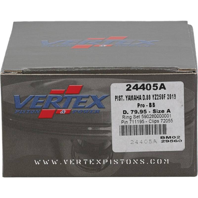 Vertex Pistons Vertex Piston 20-24 Yamaha WR 250 F 250cc +3mm Forged Big Bore Piston Kit 270cc. 24405A 24405A Photo - Primary