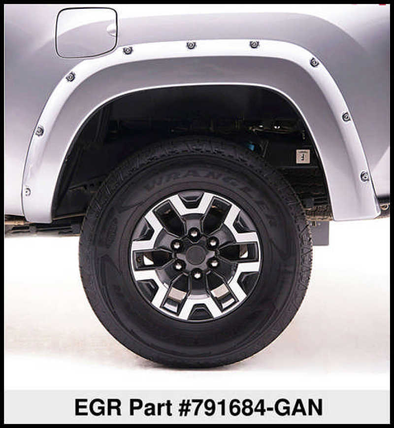 EGR 15+ GMC Sierra HD Bolt-On Look Color Match Fender Flares - Set - FF Switchblade Silver 791684-GAN 791684-GAN Thumbnail