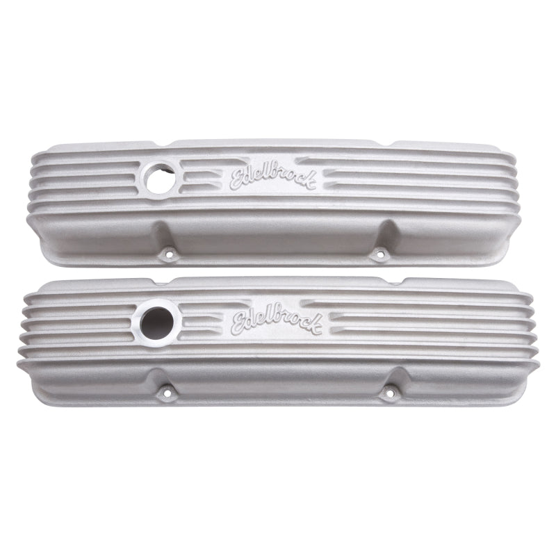 Edelbrock Valve Cover, Classic Series, Chevrolet, 1959-1986 262-400 CID V8 41449 Photo - out of package
