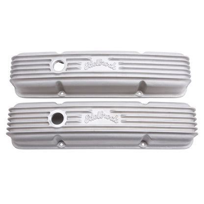 Edelbrock Valve Cover, Classic Series, Chevrolet, 1959-1986 262-400 CID V8 41449 Photo - out of package
