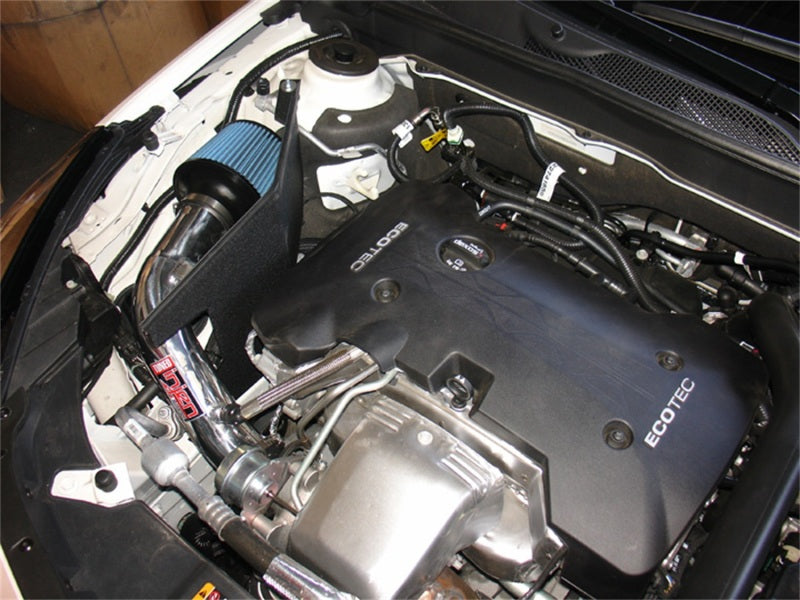 Injen 13 Chevy Malibu 2.0L (T) Polished Tuned Air Intake w/ MR Tech SP7033P Photo - Mounted