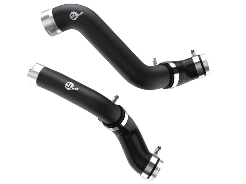 aFe BladeRunner Black Intercooler Hot & Cold Side Tubes Combo 19-20 GM Trucks 1500 L4-2.7L (t) 46-20424-B 46-20424-B Photo - Primary