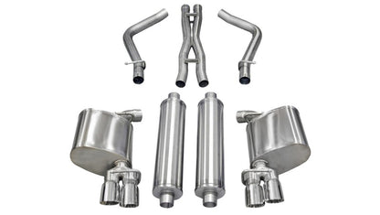Corsa Performance 11-13 Dodge Charger R/T 5.7L V8 Polished Sport Cat-Back Exhaust 14525 Photo - Primary