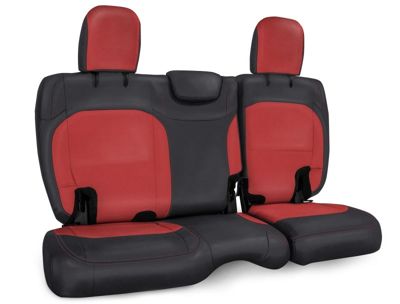 PRP Seats PRP 2018+ Jeep Wrangler JL/2 doorRear Bench Cover - Black/Red B041-05 B041-05 Photo - Primary