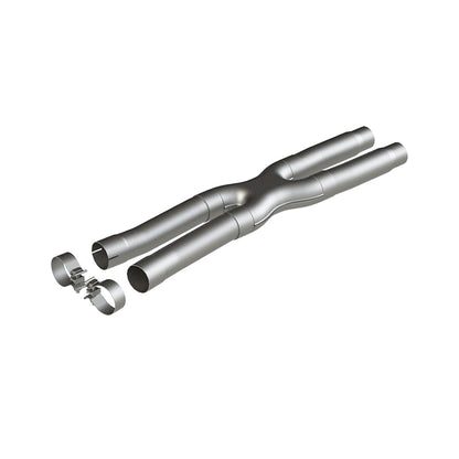 MBRP 15-19 Ford Mustang GT 2.5in Resonator Delete X-Pipe - AL S7213AL S7213AL Photo - Primary