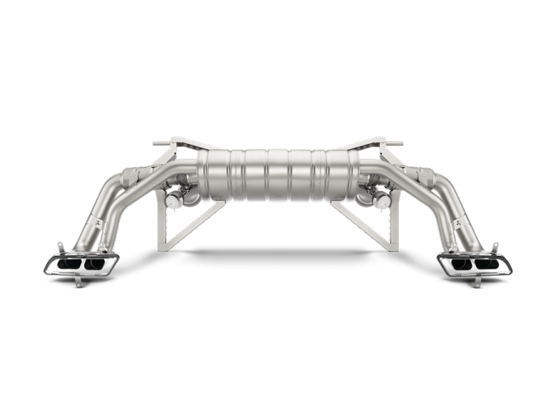 Akrapovic 16-17 Audi R8 5.2 FSI Coupe/Spyder Slip-On Line (Titanium) w/ Carbon Titanium Tips S-AUR8SO3-T S-AUR8SO3-T Photo - Primary