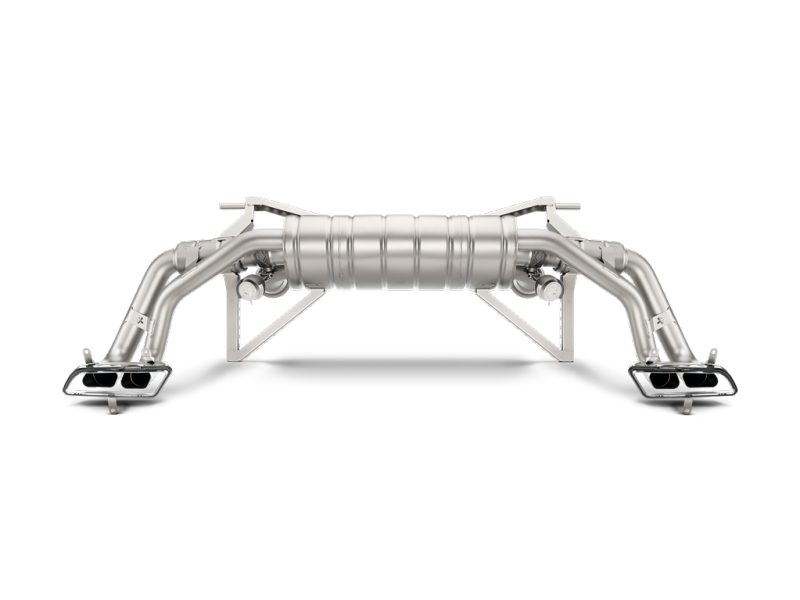 Akrapovic 16-17 Audi R8 5.2 FSI Coupe/Spyder Slip-On Line (Titanium) w/ Carbon Titanium Tips S-AUR8SO3-T S-AUR8SO3-T Photo - Primary