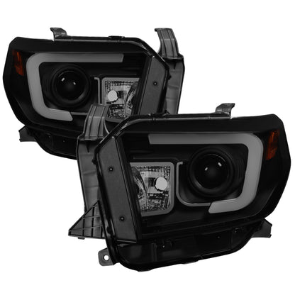 Spyder Toyota Tundra 2014-2016 Projector Headlights Light Bar DRL Black Smoke PRO-YD-TTU14-DRL-BSM 5080165 5080165 Photo - Primary