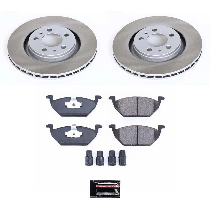 PowerStop Power Stop 98-99 Volkswagen Jetta Front Semi-Coated Rotor Kit SC5401 SC5401 Photo - Primary