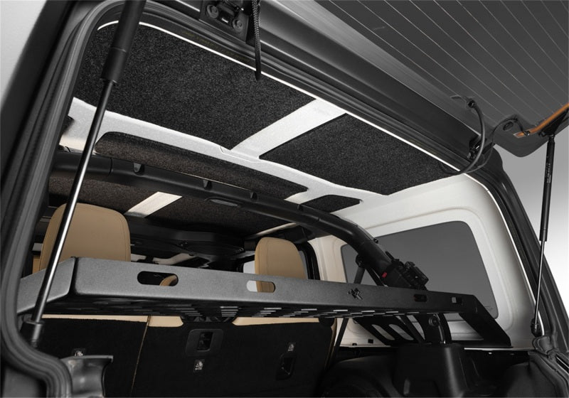 BedRug 18+ Jeep Wrangler JL 2-Door HeadLiner HLJL182DRK HLJL182DRK Photo - Mounted