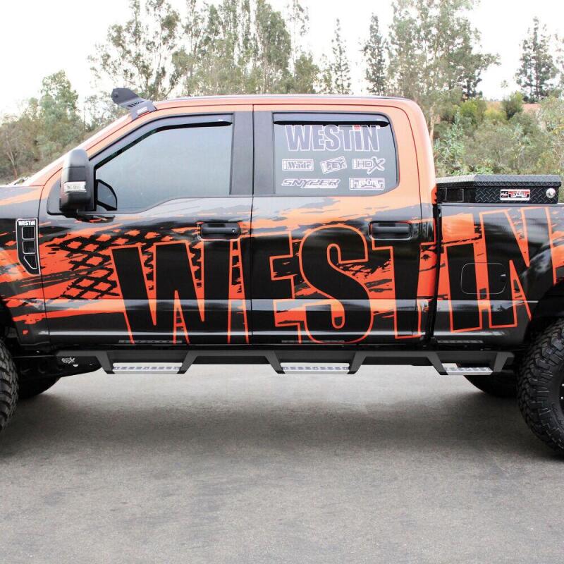 Westin HDX Stainless Drop Wheel-to-Wheel Nerf Step Bars 56-5340252 Photo - Mounted