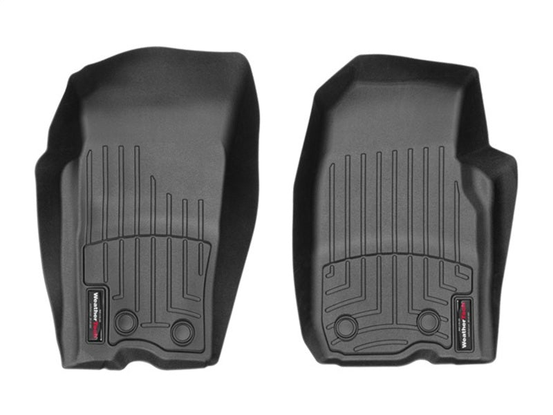 WeatherTech WT FloorLiner - Front - Blk Floor Mats Floor Mats - Rubber main image