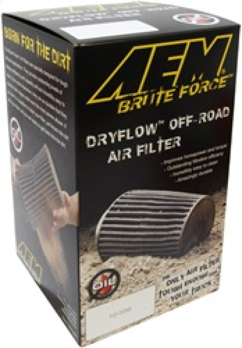 AEM Induction AEM Dryflow 3.5in. X 7in. Round Tapered Air Filter 21-2047BF 21-2047BF Photo - in package