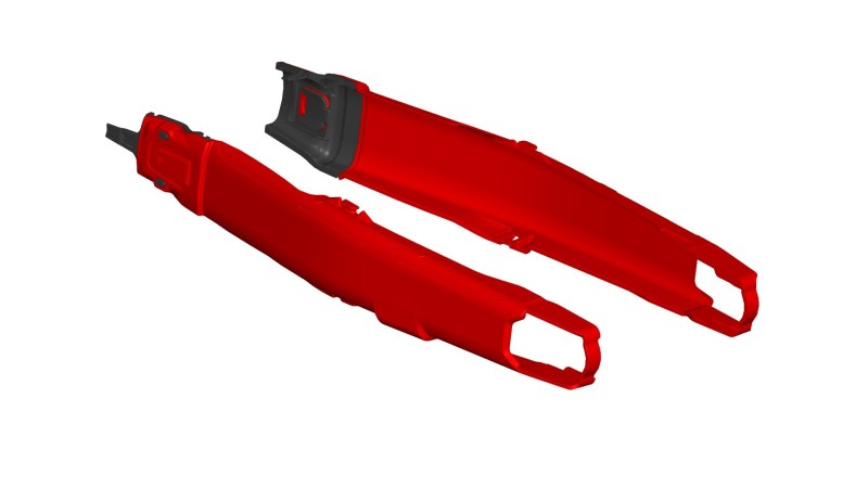 Acerbis 21-23 Honda CRF250R/RX/ CRF450R/RX Teketmagnet Swing Arm Guard - Red 2976140004 2976140004 Photo - Primary