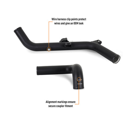 Mishimoto 2021+ Ford Bronco 2.7L High-Mount Intercooler Pipe Upgrade Kit - Wrinkle Black MMICP-BR27-21USBK MMICP-BR27-21USBK User 6