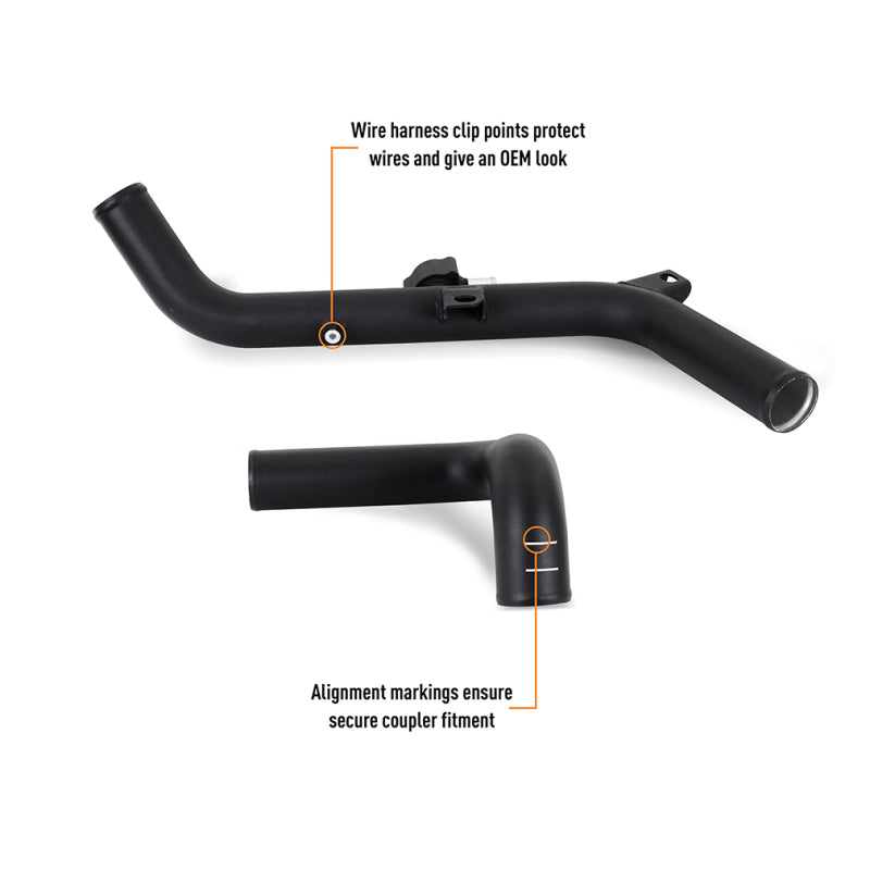 Mishimoto 2021+ Ford Bronco 2.7L High-Mount Intercooler Pipe Upgrade Kit - Wrinkle Black MMICP-BR27-21USBK MMICP-BR27-21USBK User 6