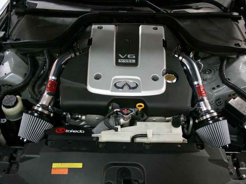 aFe Takeda Stage-2 Pro DRY S Cold Air Intake System: Infiniti G37 Coupe 08 TR-3008P Photo - Mounted