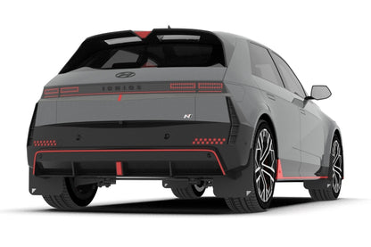Rally Armor 2025 Hyundai Ioniq 5 N Black UR Mud Flap Silver Battery Logo MF117-BAT-BLK-SIL MF117-BAT-BLK-SIL User 2