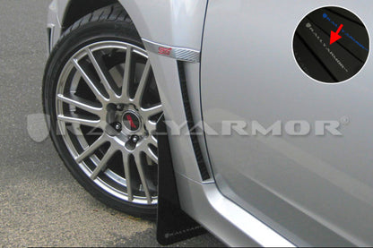 Rally Armor 2011-14 STI & WRX Sedan Mud flap Silver Logo MF19-UR-BLK/SIL User 1