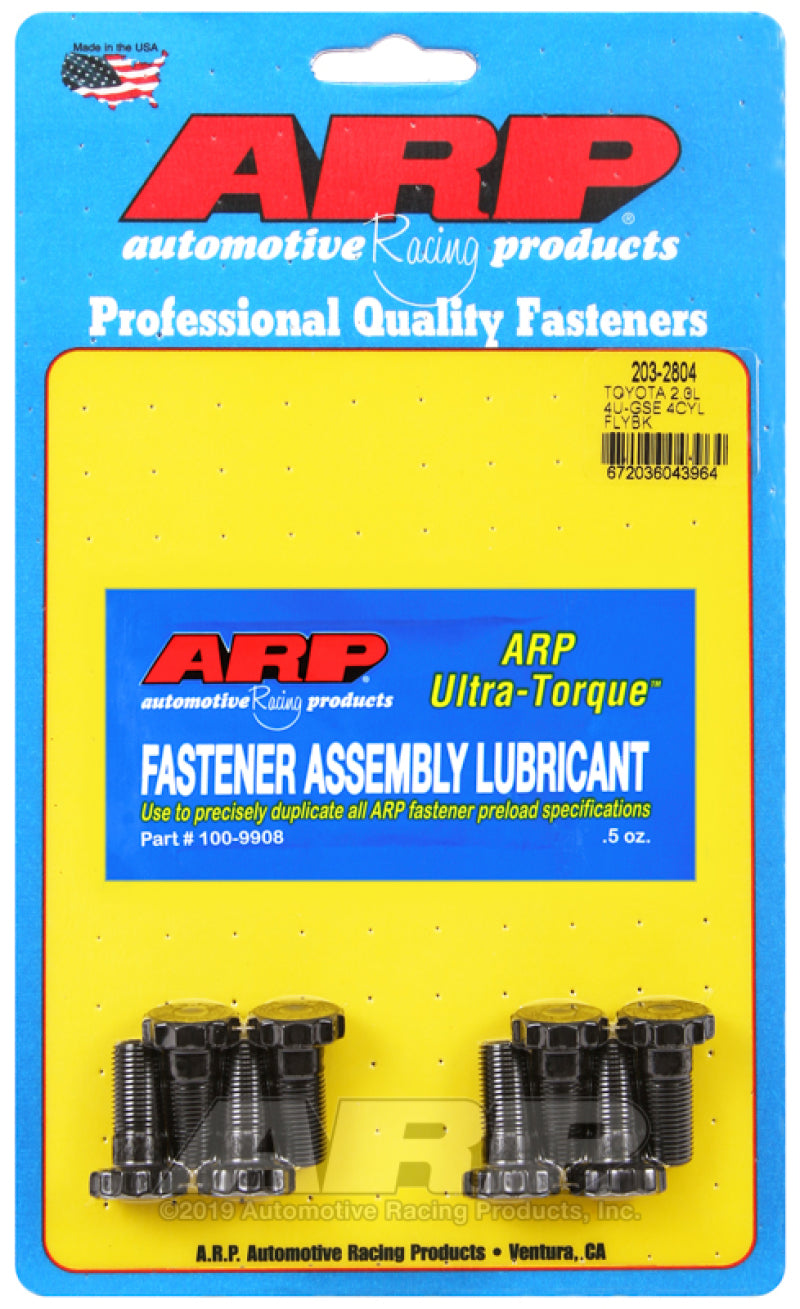 ARP Toyota 2.0L 4U-GSE 4cyl Flywheel Bolt Kit 203-2804 Photo - Primary