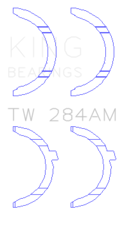 King Engine Bearings King Toyota/Lexus 2JZGE/2JZGTE 3.0L Thrust Washer Set TW284AM TW284AM Photo - Primary
