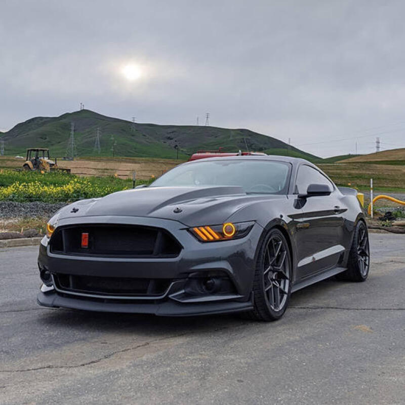 ORACLE Lighting Oracle 15-17 Ford Mustang Dynamic RGB+A Pre-Assembled Headlights - Black Edition - ColorSHIFT 8199-332 8199-332 Photo - lifestyle view