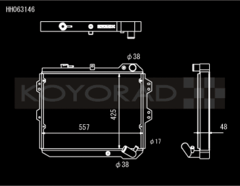 Koyo KOY Racing Radiators Cooling Radiators main image