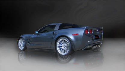 Corsa Performance Corsa 12-13 Chevrolet Corvette C6 ZR1 Sport Cat-Back Dual Rear Exit 14164CB3 Photo - Mounted