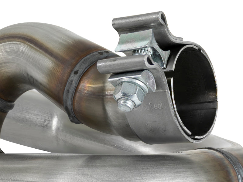 aFe Power Twisted Steel Loop Relocation Pipe 2018 Jeep Wrangler (JL) 48-48027 Photo - Unmounted