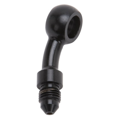 Russell Fitting Banjo 10mm 3/8" Id To # 3 An Male 35 Degree Bend Black Zinc 640513 Photo - Primary