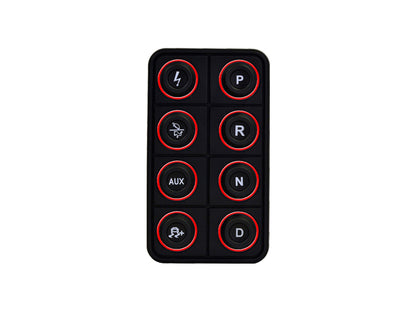 AEM EV 8 Button Keypad CAN Based Programmable Backlighting 30-8400 30-8400 User 1