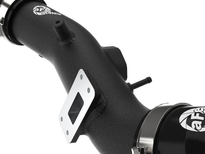aFe BladeRunner Aluminum Hot and Cold Charge Pipe Kit Black 17-20 Hyundai Elantra GT L4-1.6L (t) 46-20634-B 46-20634-B Photo - Close Up