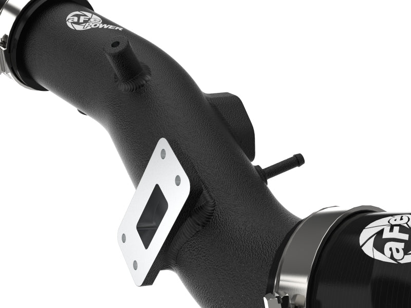 aFe BladeRunner Aluminum Hot and Cold Charge Pipe Kit Black 17-20 Hyundai Elantra GT L4-1.6L (t) 46-20634-B 46-20634-B Photo - Close Up