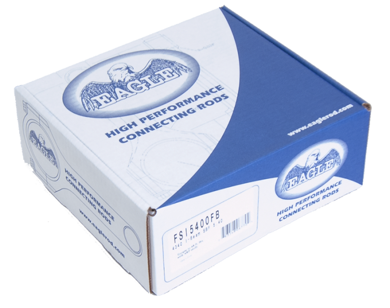 Eagle Ford Small Block 4340 Forged I-Beam Connecting Rod 5.400in (Set of 8) FSI5400FB FSI5400FB Photo - in package