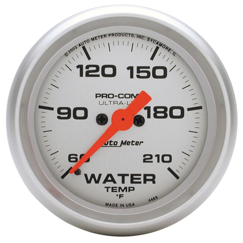 Autometer Gauge, Low Water Temp, 2 1/16", 60-210 deg. F, Digital Stepper Motor, 4369 Photo - Primary