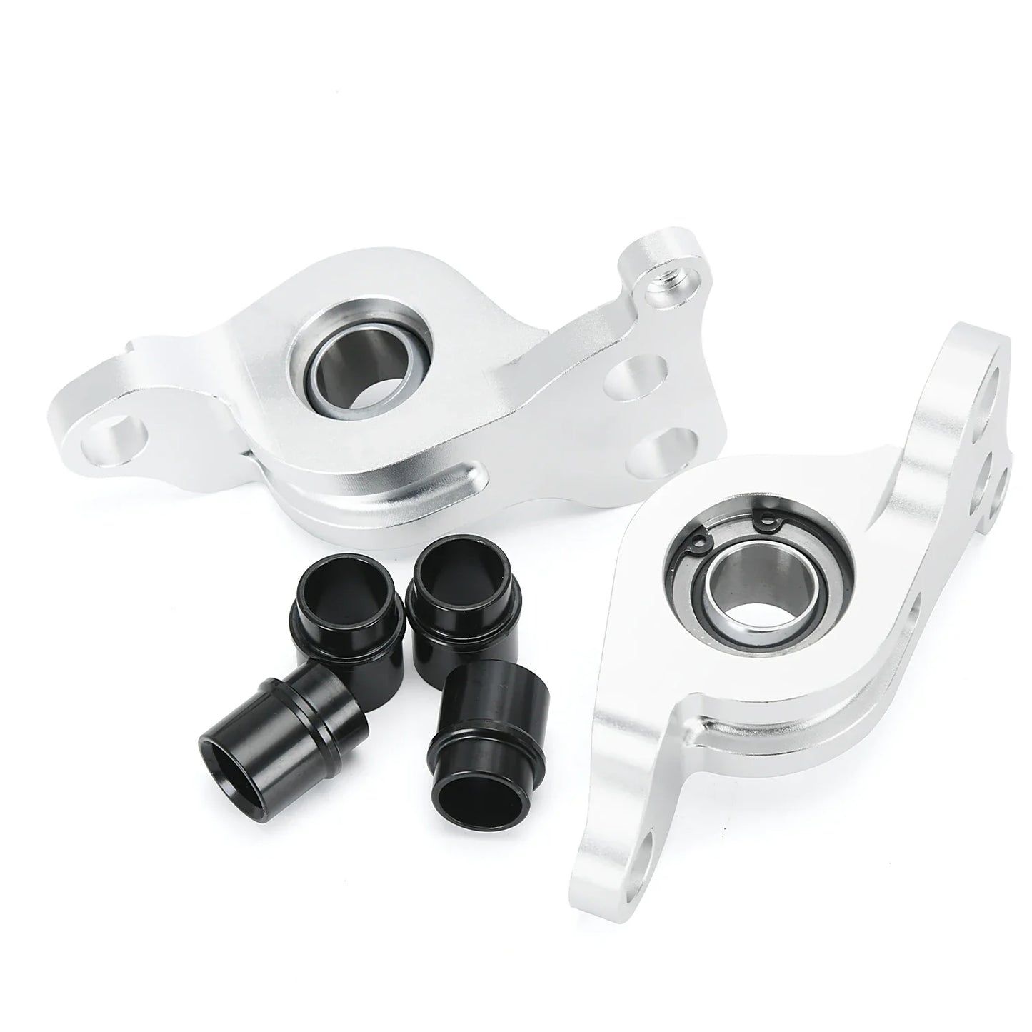 PrivateLabelMfg Precision Works Spherical Compliance Bracket '92-'95 Civic '94-'01 Integra - Silver