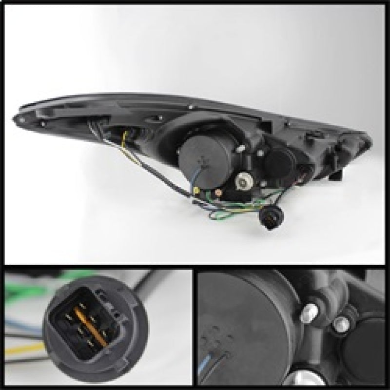 Spyder Hyundai Elantra 11-13 Projector Headlights LED Halo DRL Blk PRO-YD-HYELAN11-DRL-BK 5073662 5073662 Photo - Unmounted