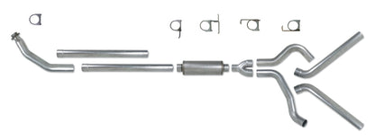 Diamond Eye Performance Diamond Eye KIT 4in TB DUAL AL: 94-02 DODGE CUMMINS 5.9L K4214A K4214A Photo - Primary