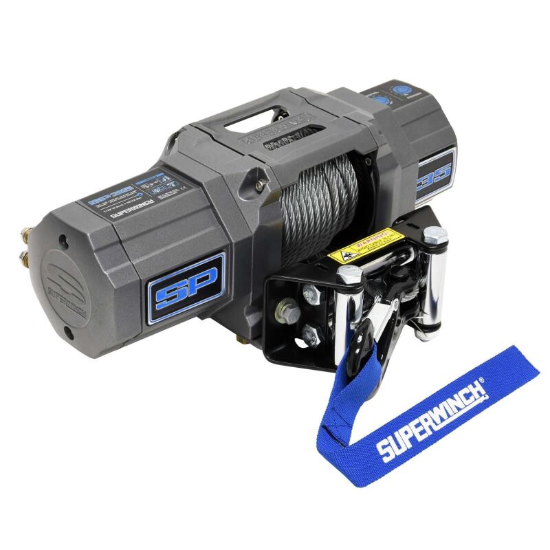 Superwinch 3500lb Winch 40ft Steel Rope Roller Fairlead 1135240 1135240 Photo - Unmounted